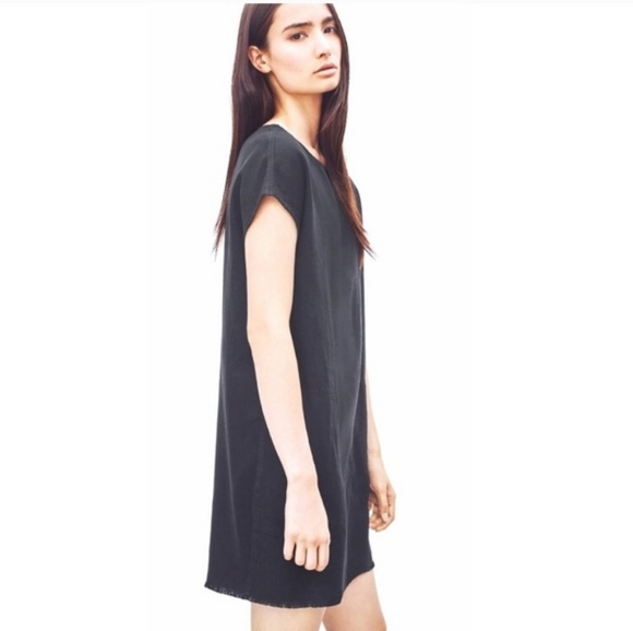 Aritzia | Wilfred | Grey Suede Dress Front Pockets - Picture 1 of 8